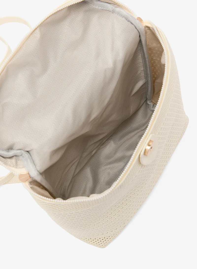 Ginger  Woven Texture Backpack for Women | Best Price UAE